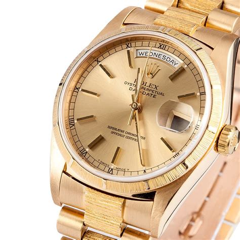 rolex gold presidential watch|pre owned Rolex president gold.